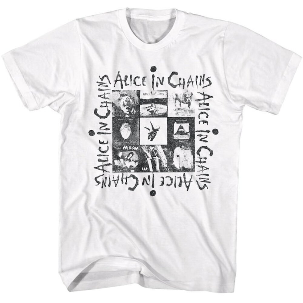 Alice In Chains Album Covers Rock And Roll Music Vintage Band Fan Gift T-Shirt